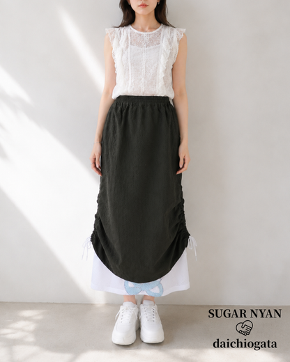 SUGAR NYAN×daichiogata_Skirt_khaki