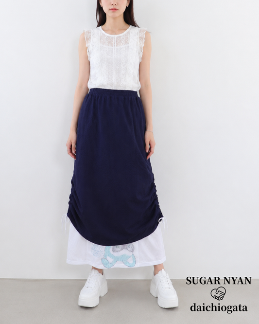 SUGAR NYAN×daichiogata_Skirt_Navy