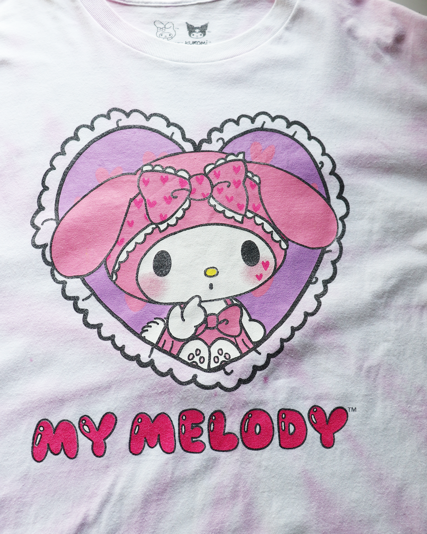 CHEEEDS Used Tee_MY MELODY&KUROMI