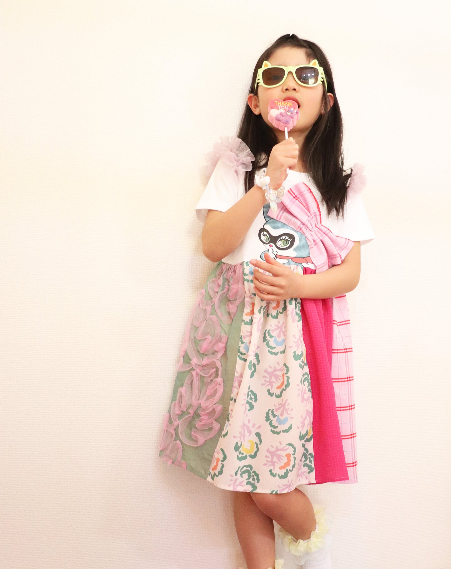 SUGAR NYAN×JI'NE_Kids pink
