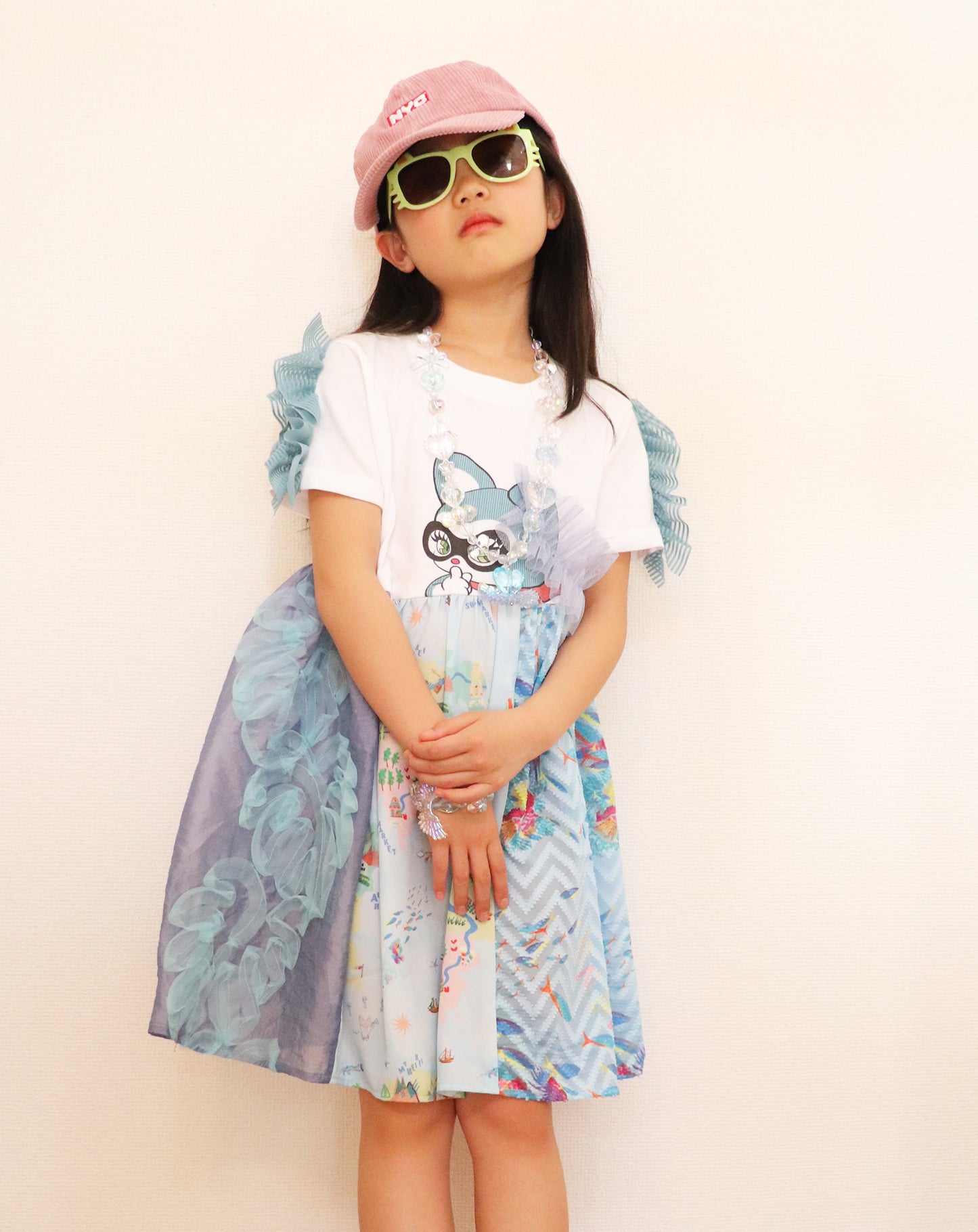SUGAR NYAN×JI'NE_Kids blue