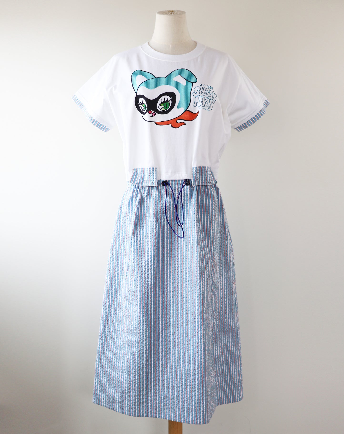 SUGAR NYAN×daichiogata_Dress_Sax blue