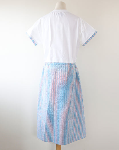 SUGAR NYAN×daichiogata_Dress_Sax blue