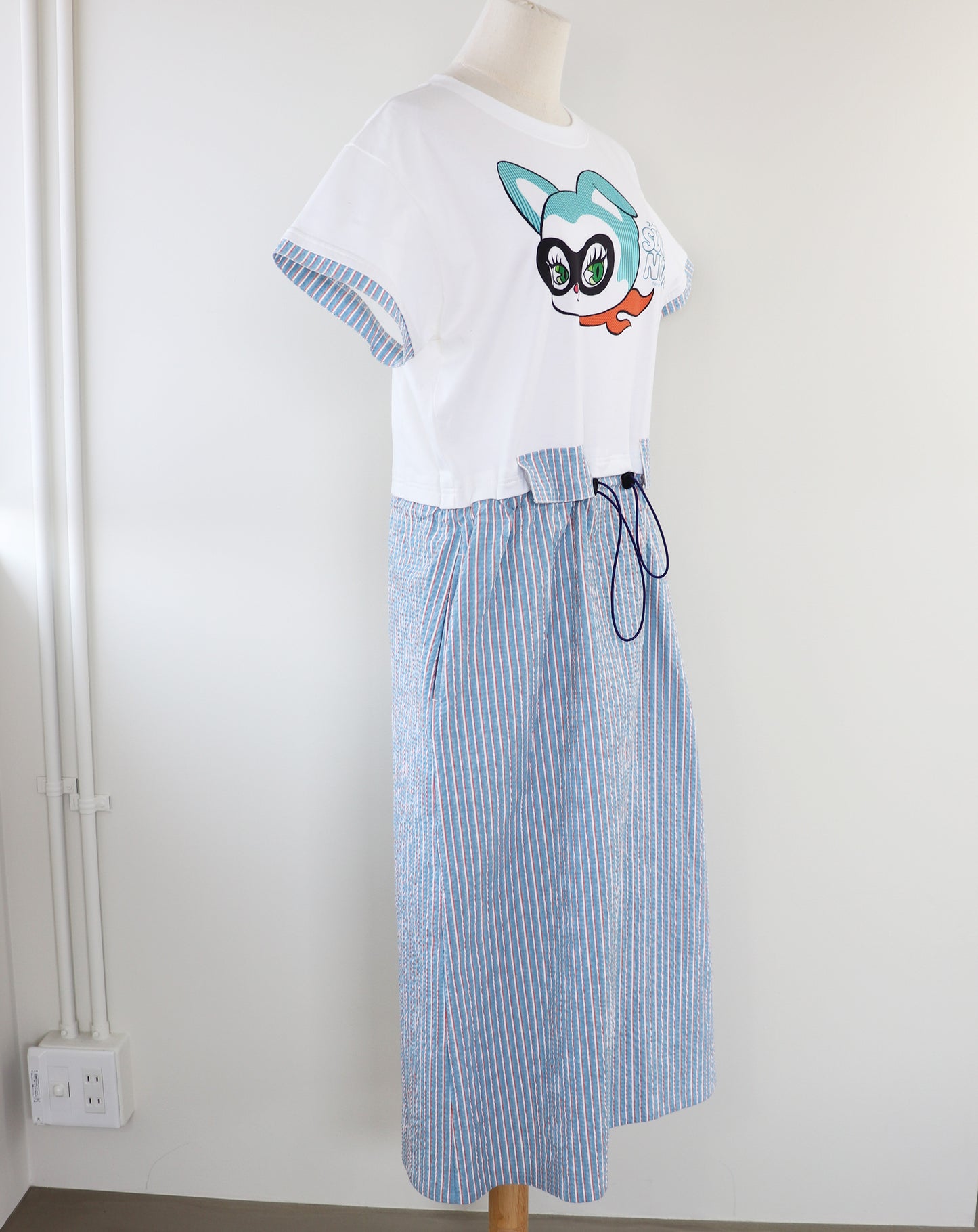 SUGAR NYAN×daichiogata_Dress_Sax blue