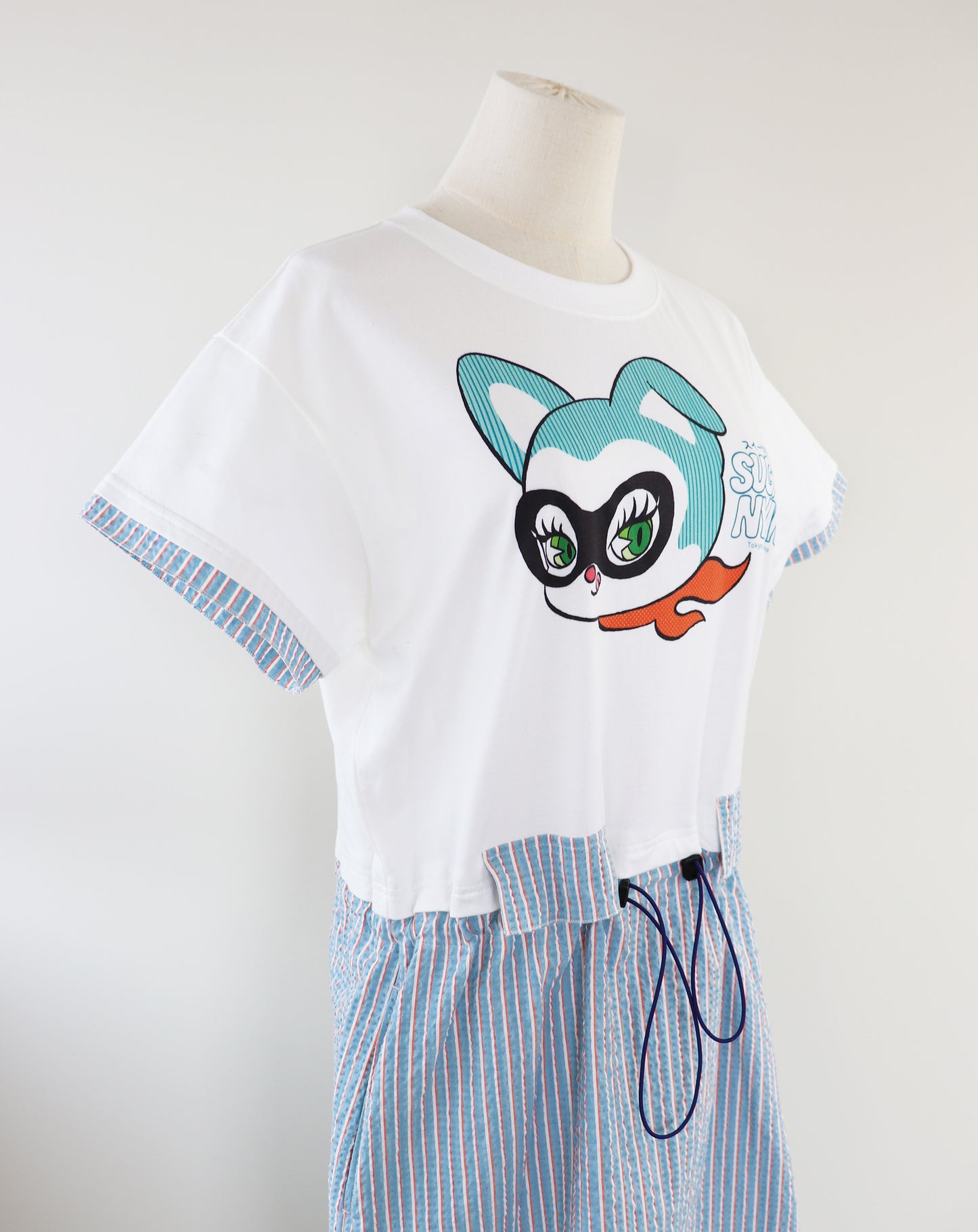 SUGAR NYAN×daichiogata_Dress_Sax blue